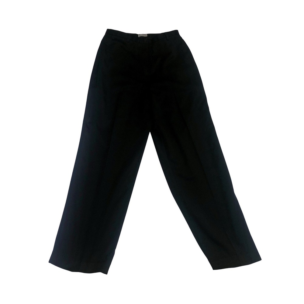 Collection Cherokee Black Straight Leg Dress Pants Womens Size 12 Professional